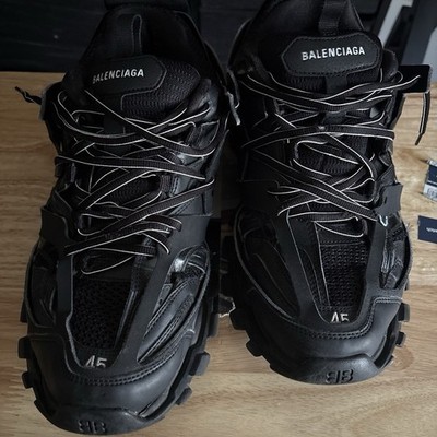 Balenciaga Track Men s Black Low Top Lace-Up Athletic Sneakers