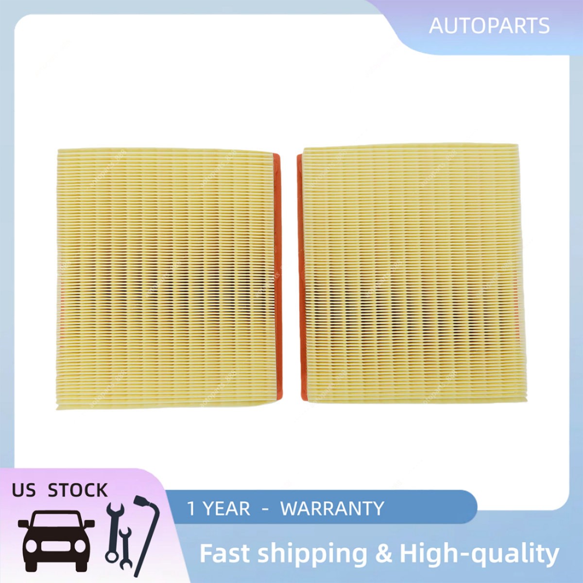 2Pcs Air Filter for Bentley Arnage PF57594PA
