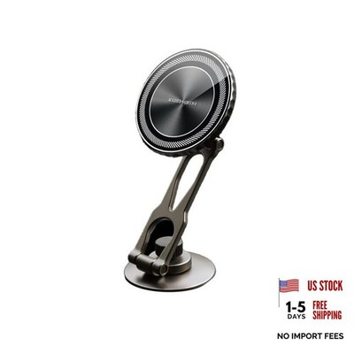 2025 New Clear Crystal Aluminum Alloy Mobile Phone Holder Magnet Air Vent Car