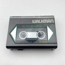 Sony WM-55 Walkman Stereo Cassette Player Power-on confirmation only Untested
