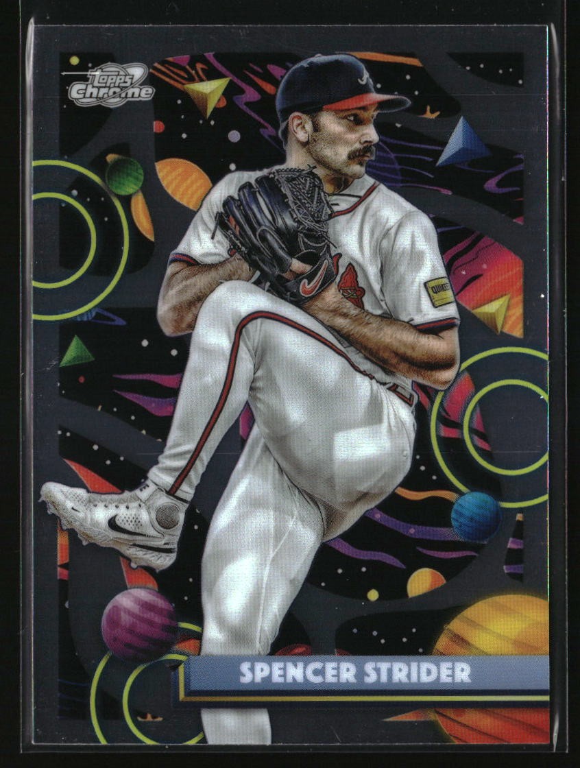 2025 Topps Chrome Cosmic Spencer Strider #105 Atlanta Braves