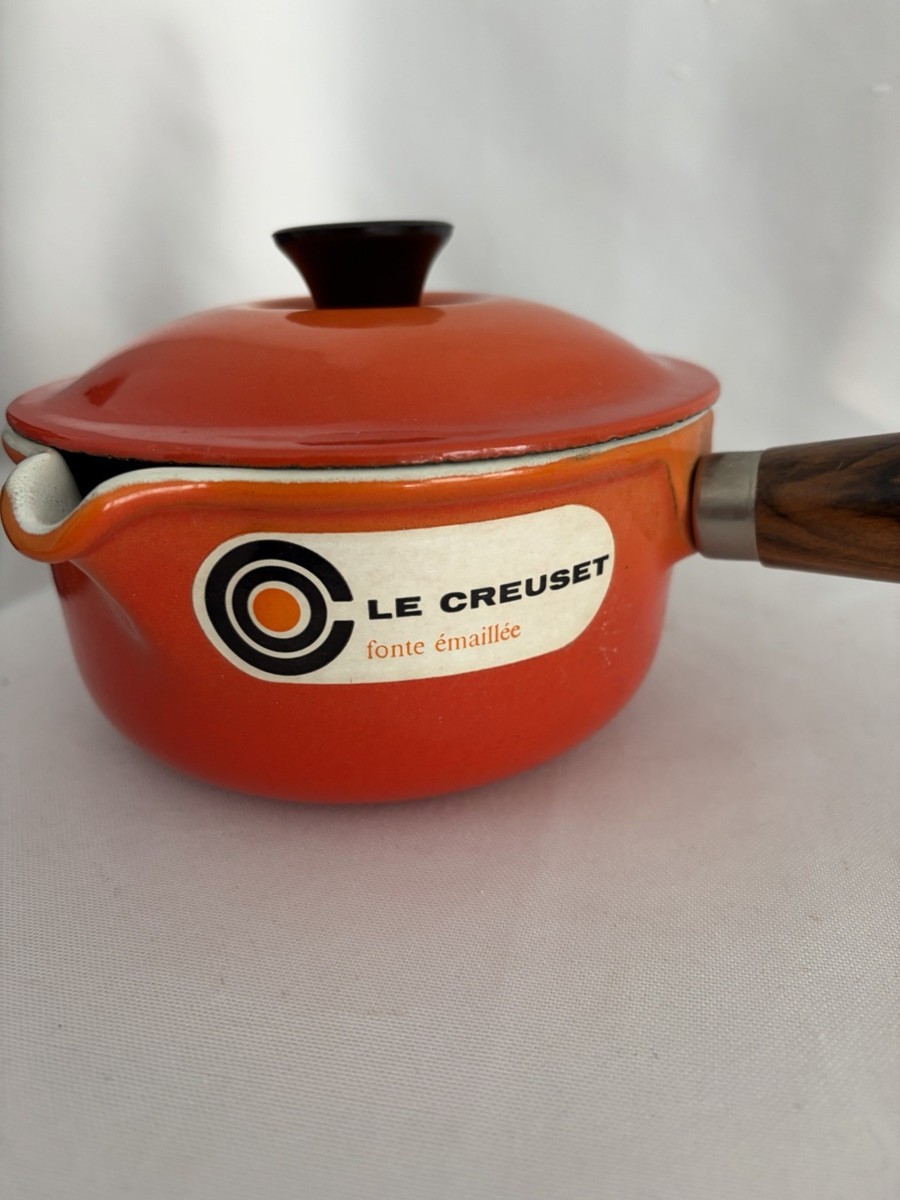 LE CREUSET #14 Saucepan With Lid-Wood Handle Brand New Open Box | eBay