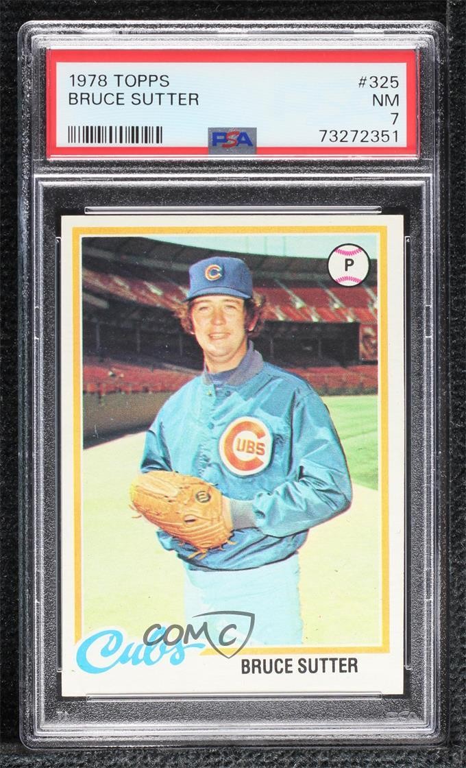 1978 Topps Bruce Sutter #325 PSA 7 HOF 0nr3