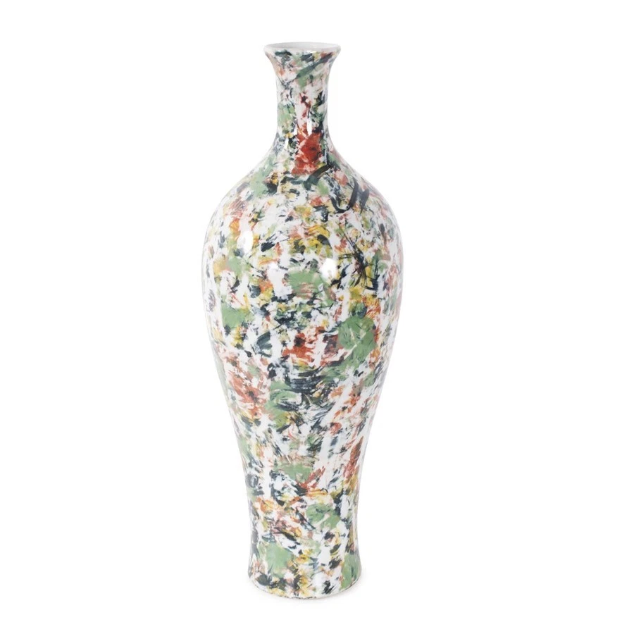 Howard Elliott Jardin Colore' Tall Vase, Multicolored - 61086