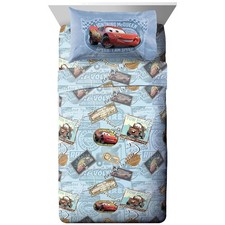 Disney Cars Kids Sheet Set - Ultra-Soft Twin Bedding with Lightning McQueen