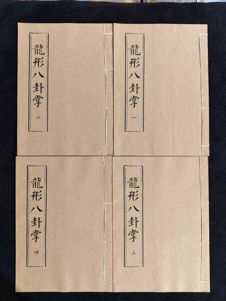 Artes marciais chinesas antigas 5 livros encadernados - longo Xing Ba Gua Zhang 龙形八卦掌 - Imagem 2 de 4