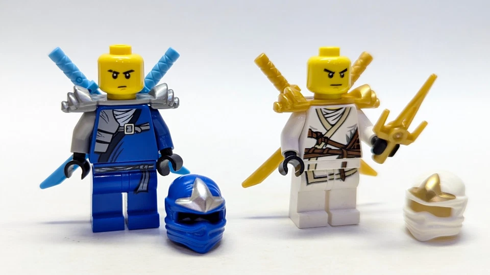 LEGO NINJAGO Kai ZX, Zane ZX, Cole ZX, Jay ZX, Wu FIGURE LOT, 9449, 9447, 2012 - Image 3 of 4