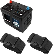 2PCS 39" Car Battery Tie Down Strap with Elastic 39.37*1.51*0.04 inch, 