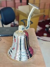 Large Nautical Ship's Boat Bell 11" Solid Brass Marine Maritime Wall Decor GIFT