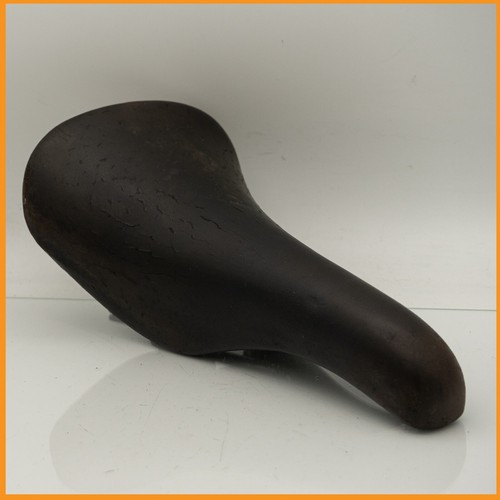 SAN MARCO CONCOR SUPERCORSA LEATHER SADDLE BLACK VINTAGE ROAD BIKE 80S SEAT 70S