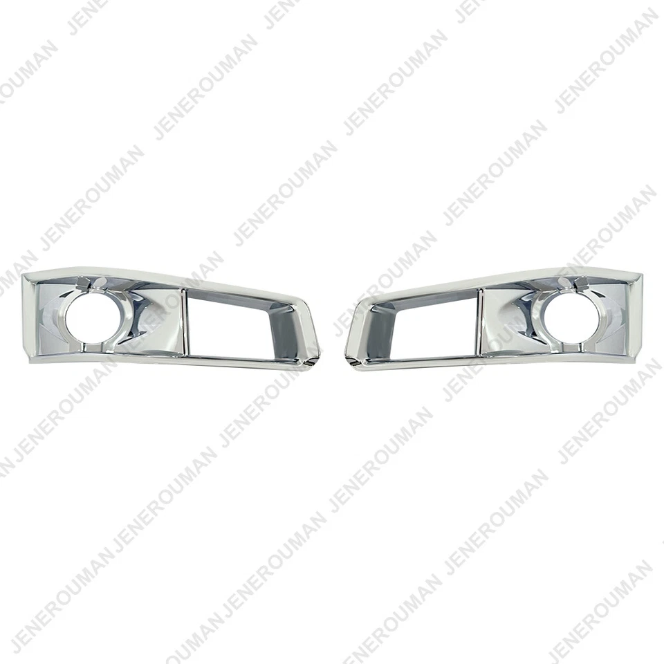 Pair Fog Light Trim Covers For 2008-13 Cadillac CTS Front Bumper Fog Light Bezel Foto 2 de 4