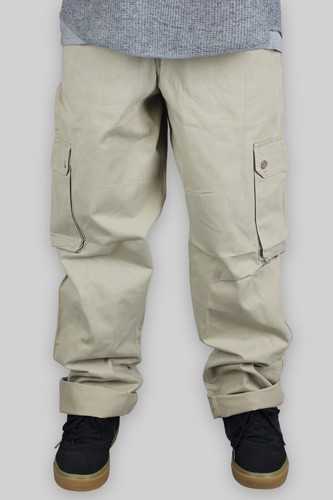 360 Threesixty Loose Baggy Fit Chino Cargo Skate Pants Trousers Sand Beige 90's - 第 1/5 張圖片
