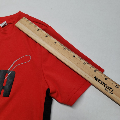 Puma 2-Piece Logo Tee & Shorts Set Boys 5 Red Outfit Casual Sportswear Athletic - Picture 10 of 21
