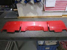 6567 Corvette Press Molded Gm Black Fiberglass Side Exhaust Panel Nice 66