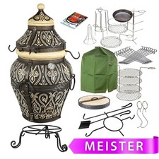 Tandoor Asia XL–handgefertigter Lehmofen für Holzfeuer kein Kamado Keramikgrill