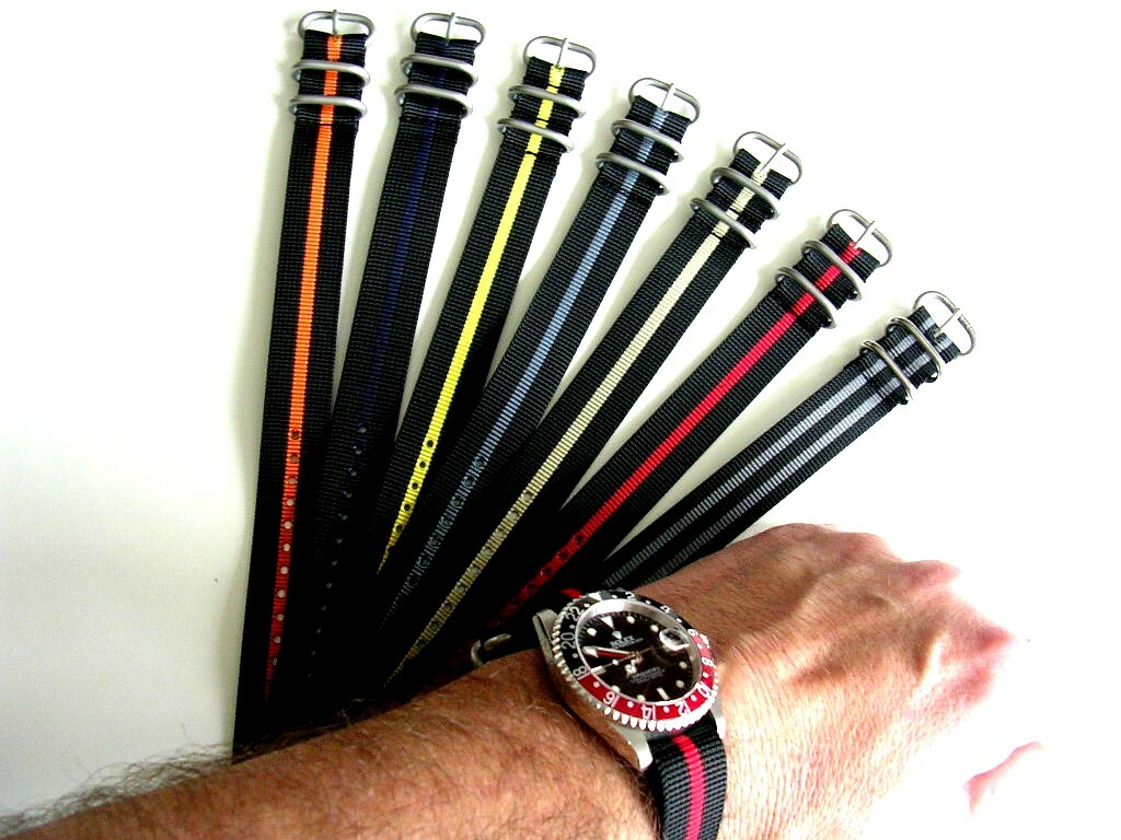 Zulu Strap 1pc UTC NATO Strap SS Nylon Military RAF G10 Watchband