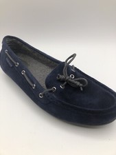 Cole Haan Women  s Navy Suede Driving Loafers Size 9