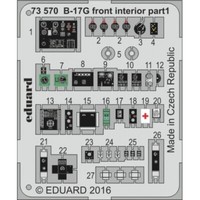 MW22 Eduard 73570 B-17G Front Interior 1/72 Pe Set For Airfix