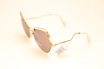 Miu Miu SMU 56R 7OE-6X1 Antique Gold/Purple, Brown Butterfly  display picture 3