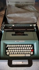 MAQUINA ESCRIBIR OLIVETTI STUDIO 46 1970's CON FUNDA RIGIDA