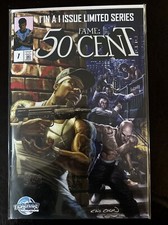 FAME: 50 CENT #1 (CAIO CACAU PUNISHER HOMAGE) COMIC BOOK TIDAL WAVE TRADE COVER