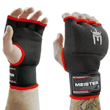 MEISTER GEL PADDED PROWRAPS Inner Hand Wrap Gloves - MMA Boxing Wrist Fight PAIR