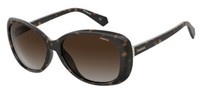 Polaroid Sonnenbrille Damen Polarisiert UV400 PLD4097/S Havana 58 Mm Inkl Etui