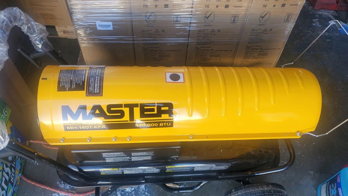 Master Industrial MH-140T-KFA 140000 BTU Forced Air Heater w/ Thermostat  NEW 657888181408 | eBay