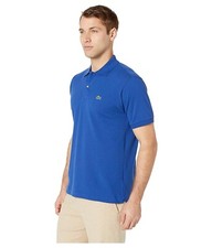Lacoste L2624 Mens Blue Short Sleeve Classic Pique Polo Shirt Size 3XL