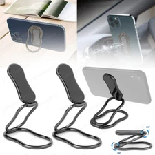 Universal Finger Ring Cell Phone Holder Kickstand Magnetic Foldable Ultra Thin