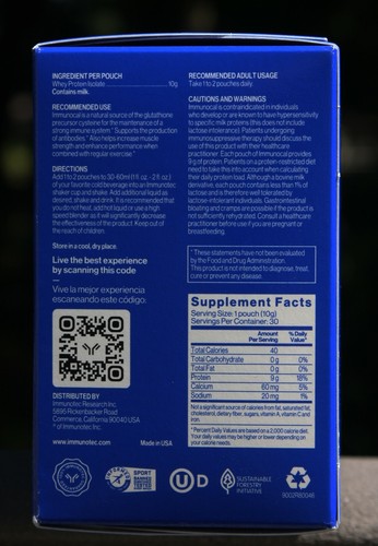 Immunocal Azul Immunocal Classic Blue Powder - Glutathione Precursor Supplement, Expires 2026/27 Immunocal Platinum - Foto 6