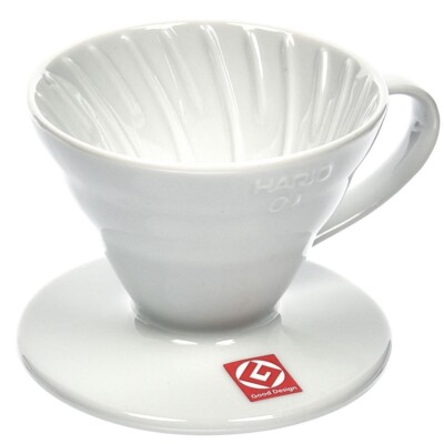 Hario VDC-01W Keramik weiß kaffeefilter 1-2 Tassen