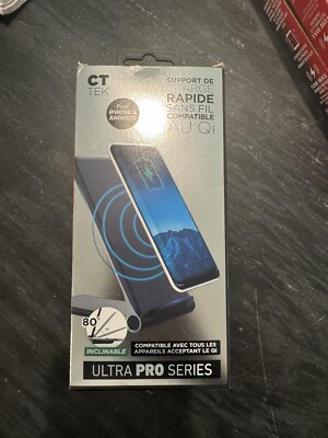 CT Tek Qi Compatible Fast Wireless Charging Stand iPhone & Android - Ultra Pro