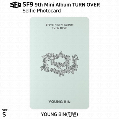 SF9 9th Mini Album Turn Over Selfie Photocard Rowoon Jaeyoon