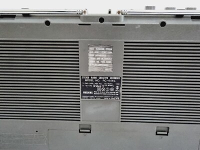 VINTAGE JVC RC-656 L Boombox Cassette Radio Recorder - Parts only