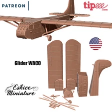 Eskice Miniatures WW2 US WACO Glider Paratroopers D-Day Bolt Action 15mm 28mm 3D