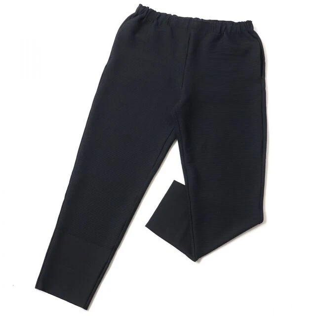 ISSEY MIYAKE 18SS IM81KF035 Border Pattern Hem switching Design Jogger Pant