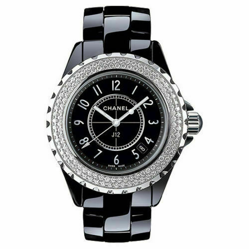Chanel J12 Black Ceramic Diamond Dial & Bezel Box &Booklets Chanel J12 Black Ceramic Diamond Dial & Bezel Box &Booklets