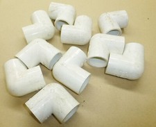 Lot of 10 Pipe PVC Sch 40 Elbow 1" fittings Slip Threaded D2466 DURA IPS