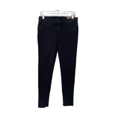 Rag & Bone Jeans Women s 29 Blue Dark Indigo Legging Zipper Pants Denim