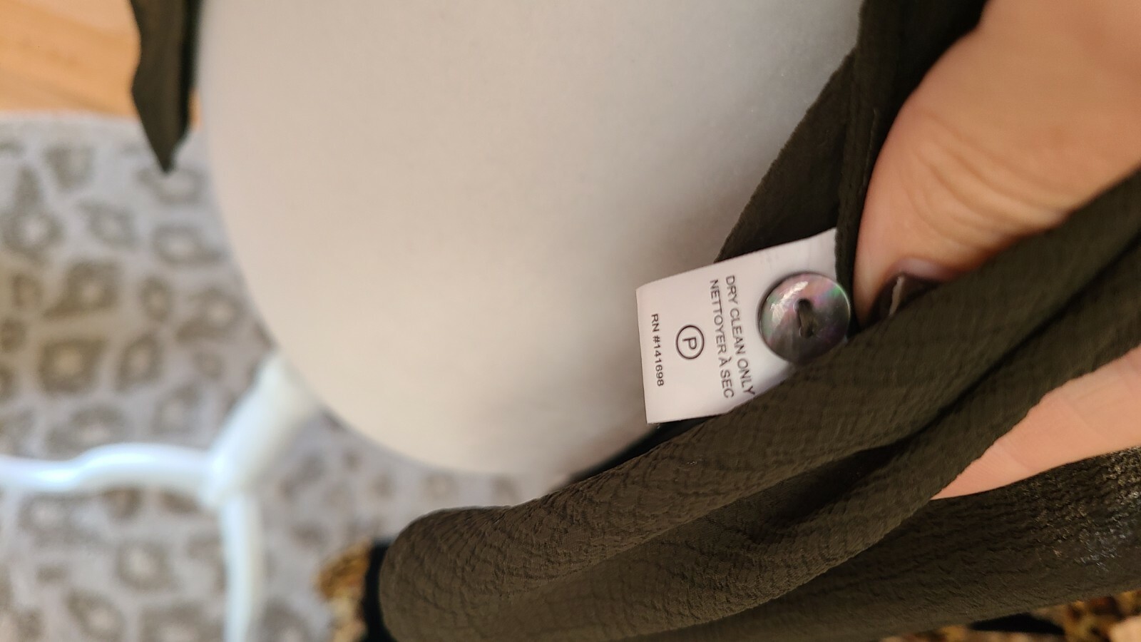 Ramy Brook Womens Button Down Collared Shirt oliv… - image 3