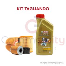 KIT TAGLIANDO FILTRI + OLIO CASTROL 5W30 SUZUKI JIMNY 1.3 16V 4WD BENZINA
