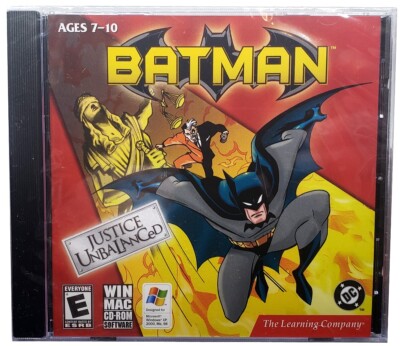 Batman Justice Unbalanced - Foil Two-Face's Plot! Ages 7-10 PC Game Sealed New