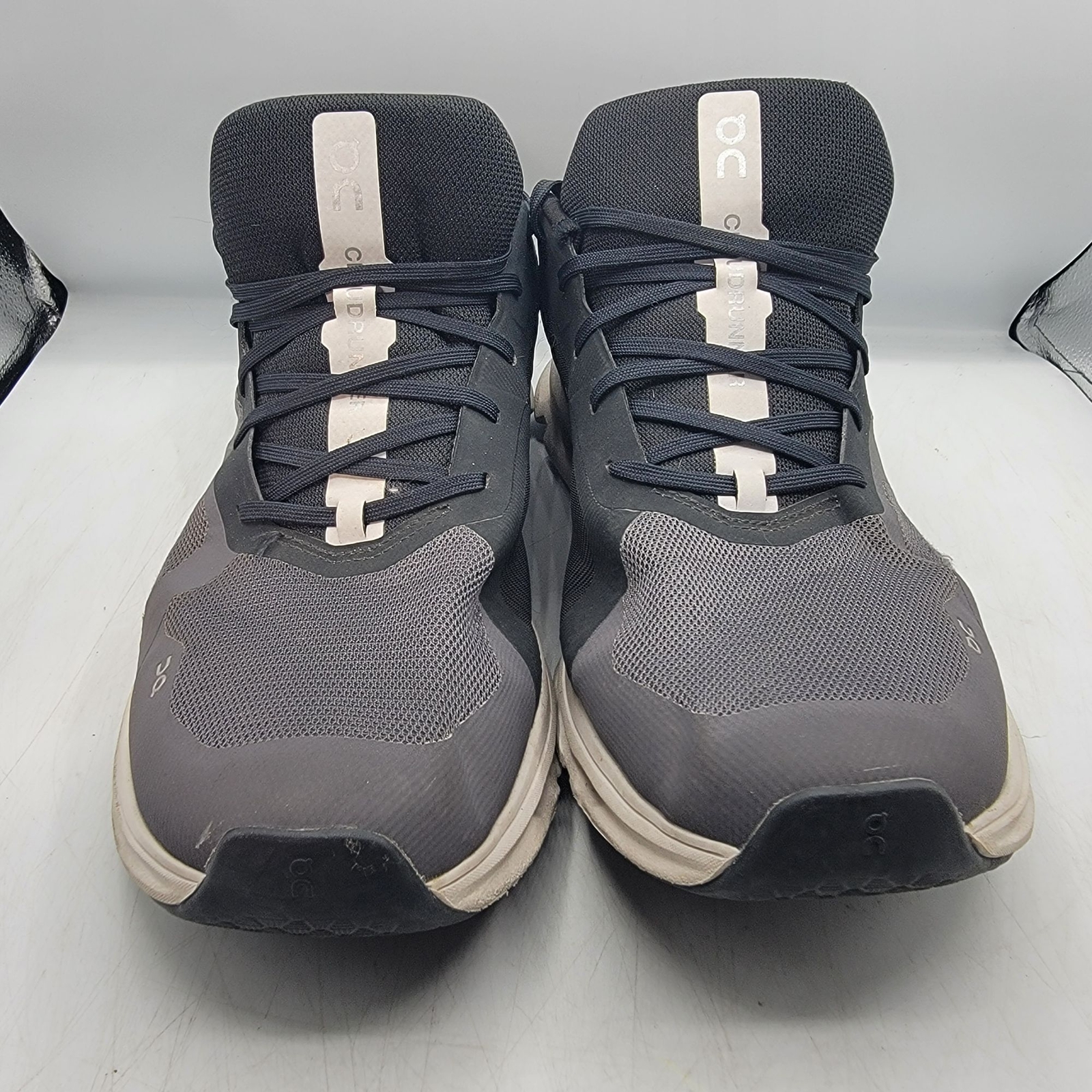 On Cloud Cloudrunner Mens 13 Black Eclipse Frost … - image 2