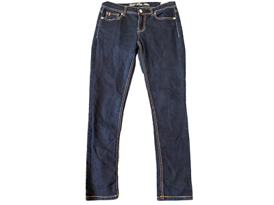 US Polo Jeans Womens Juniors Size 10 Blue Skinny Ankle