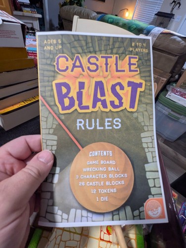 CASTLE BLAST Board Game Action Clever Destruction 100% COMPLETE 2013 - Picture 15 of 22