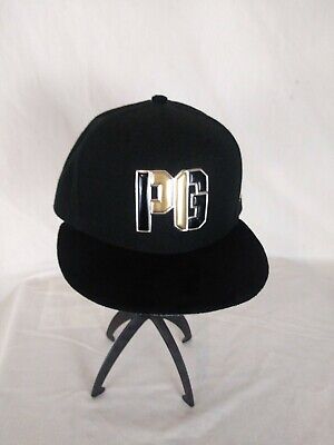 New Paul George Pg 13 New Era Baseball Hat Cap Black Gold Logo 7 Ebay