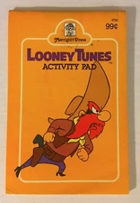 Vintage 1982 Looney Tunes Yosemite Activity Pad Games Book Warner Brothers WB