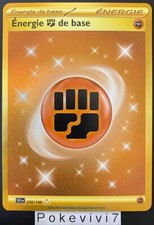 Carte Pokemon ENERGIE COMBAT 258/198 GOLD Secrète Ecarlate et Violet SV1 FR NEUF