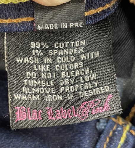 Women’s Blac Label Pink Size 29 Waist Dark Blue Jeans - Picture 4 of 6